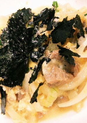 【大豆のお肉】でお手軽卵とじ-レシピのメイン写真