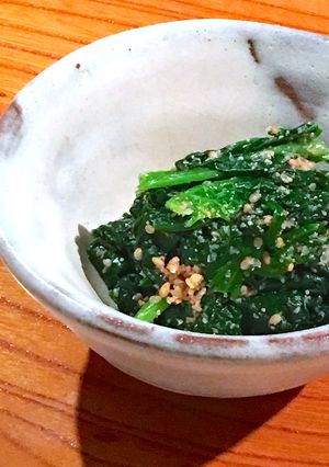 和美食　５分でできるほうれん草のごま和え-レシピのメイン写真