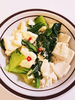 豆腐とチンゲン菜のピリ辛あんかけ-レシピのメイン写真