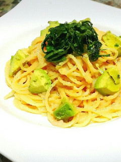 大葉アボカドたらこチーズマヨパスタ❇-レシピのメイン写真