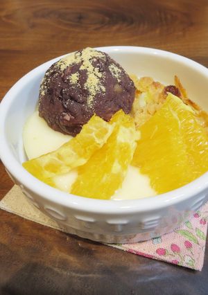 あんことオレンジのココットカマン-レシピのメイン写真
