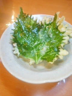 香りよし♪しその天麩羅-レシピのメイン写真