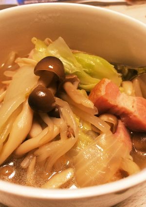 楽ﾁﾝ♪具だくさん食べるコンソメスープ！-レシピのメイン写真