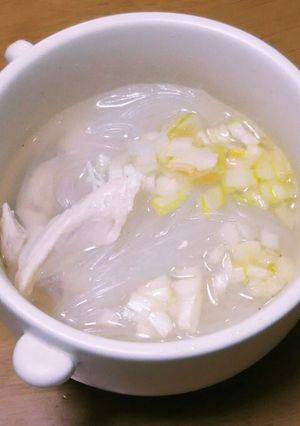 創味シャンタンで簡単春雨スープ-レシピのメイン写真