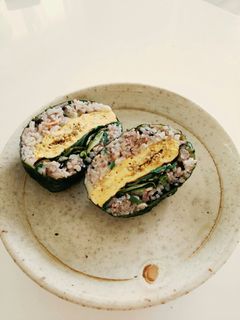 ゴマ卵焼きのおにぎらず-レシピのメイン写真
