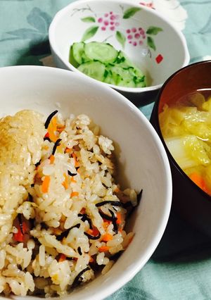 栄養満点！ひじきの炊き込みご飯-レシピのメイン写真