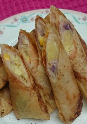 ポテトサラダと生ハムの春巻き-レシピのメイン写真