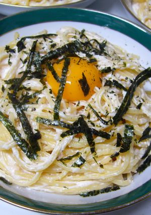 昆布茶がキメ手!和風たらこスパゲティ-レシピのメイン写真