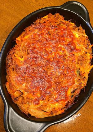 ワンポットパスタで焼きミートパスタ-レシピのメイン写真