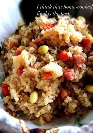 炊飯器で中華おこわ(一手間で時短)-レシピのメイン写真
