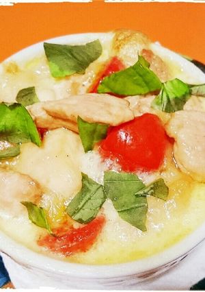 鶏とトマトのバジルココットカマン-レシピのメイン写真