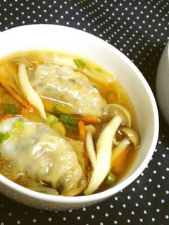 時短★リメイク★餃子【餃子スープ】^^♪-レシピのメイン写真