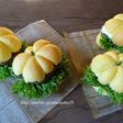 可愛いかぼちゃバーガー♪