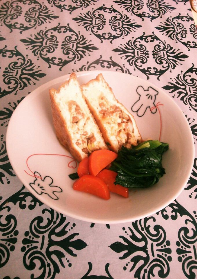 大豆のお肉で厚揚げのいんろう煮-レシピのメイン写真