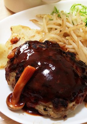 おいしいハンバーグ-レシピのメイン写真