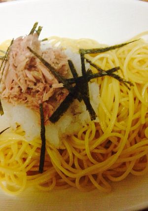 ツナ大根おろしスパ♡-レシピのメイン写真
