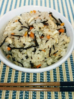 ヒジキ(鹿尾菜)ご飯-レシピのメイン写真