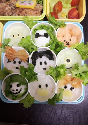 運動会のお弁当 ツムツム カップ-レシピのメイン写真