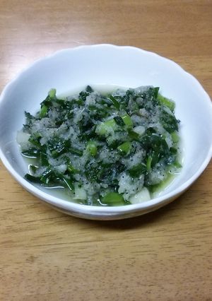 ぱぱっと・小ねぎと大根おろしの中華風餡-レシピのメイン写真