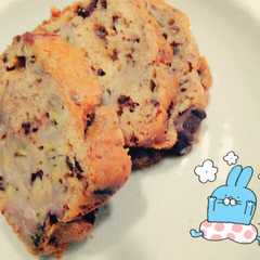 รูปของ 【簡単】バナナチョコパウンドケーキ
