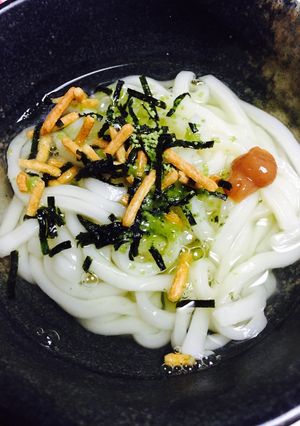 夜食に‼︎さっぱり梅茶漬けうどん-レシピのメイン写真