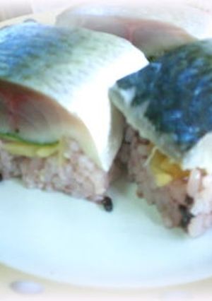 黒米入りご飯の鯖寿司-レシピのメイン写真