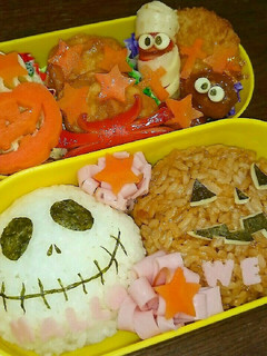 ハロウィン ジャック お弁当-レシピのメイン写真