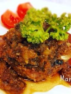 肉汁‼オニオンソースでハンバーグ-レシピのメイン写真
