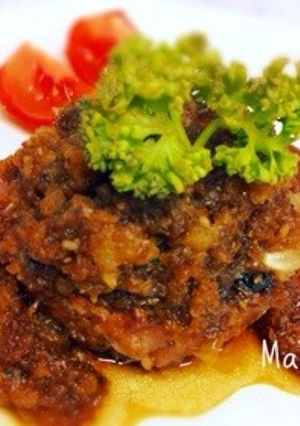 肉汁‼オニオンソースでハンバーグ-レシピのメイン写真