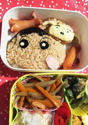 簡単！キャラ弁！クレヨンしんちゃん♡-レシピのメイン写真