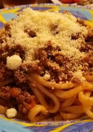 ヌードルメーカーを使ってボロネーゼ-レシピのメイン写真