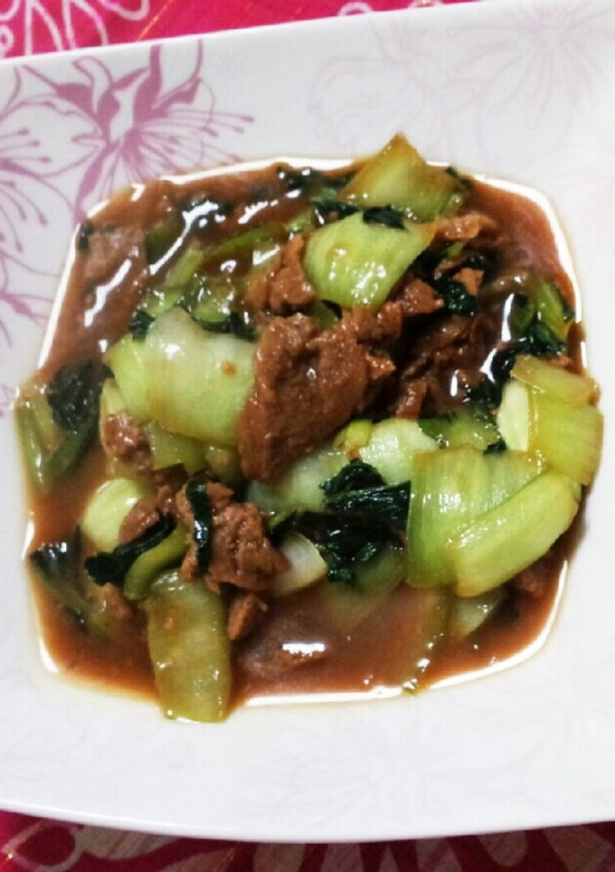 大豆のお肉と青梗菜のオイスター炒め-レシピのメイン写真