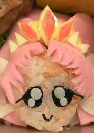 プリキュア キュアスカーレットのキャラ弁-レシピのメイン写真
