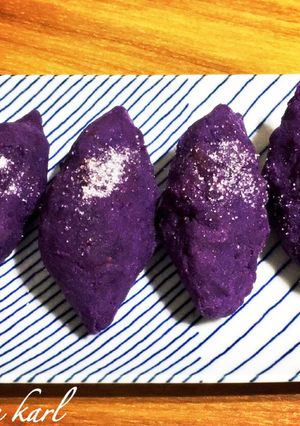 ミニ焼き芋みたいな紫芋簡単スイートポテト-レシピのメイン写真