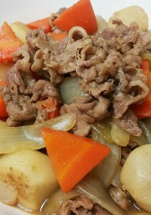 優しい味♡里芋の肉じゃが風-レシピのメイン写真