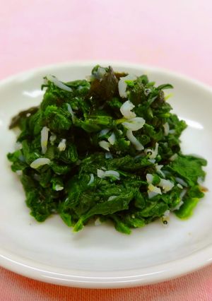 【離乳食中期】ほうれん草の磯辺あえ-レシピのメイン写真