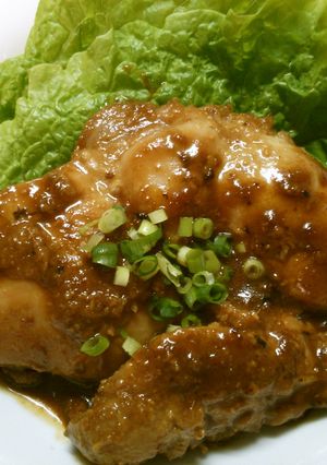 簡単ジューシー！鶏もも肉の 味噌漬け焼き-レシピのメイン写真