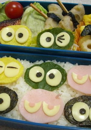 簡単キャラ弁☆可愛いぷよぷよ♪-レシピのメイン写真