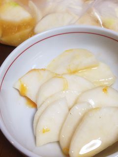 熟柿でフルーツビネガー風♪かぶの甘酢漬-レシピのメイン写真