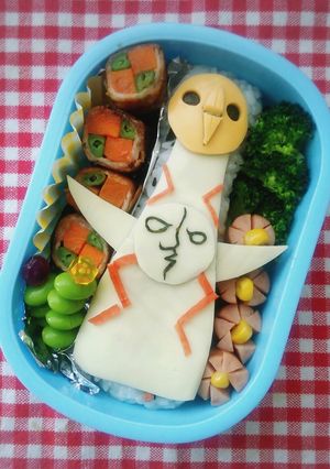 キャラ弁♪太陽の塔　型紙あり-レシピのメイン写真