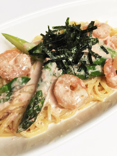 エビとアスパラのたらこクリームパスタ♡-レシピのメイン写真