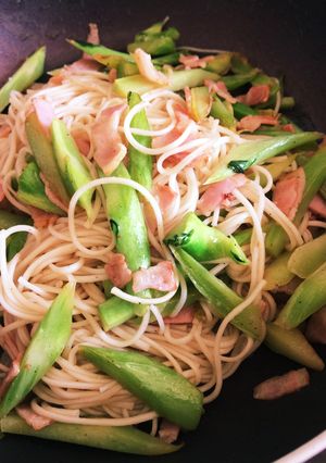 そうめんペペロンチーノ-レシピのメイン写真