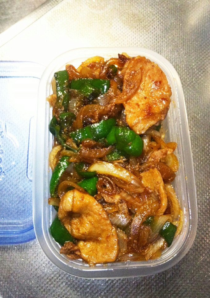 ✌簡単弁当☺しょうが焼き丼弁当♥-レシピのメイン写真