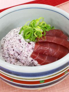 赤しそとろろのまぐろ丼-レシピのメイン写真