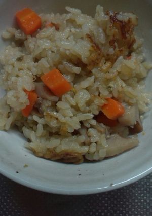 魚の出汁で､炊き込みご飯！！-レシピのメイン写真