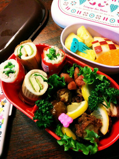 ロールサンドのお弁当-レシピのメイン写真