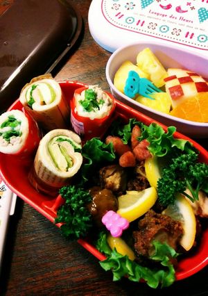 ロールサンドのお弁当-レシピのメイン写真