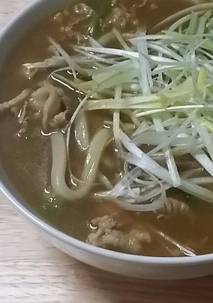 ネギたっぷり♪カレーうどん　-レシピのメイン写真