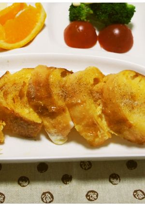 バゲットでフレンチトースト-レシピのメイン写真