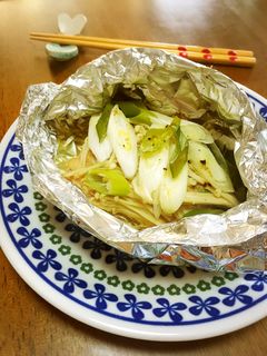 創味シャンタンで☆中華な秋鮭のホイル焼き-レシピのメイン写真